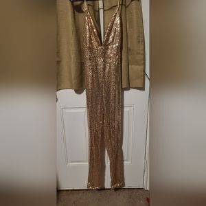 Medium Sequined gold romper
